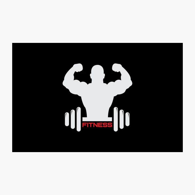 Muscular Silhouette Representing Fitness and Strength Travel Mug