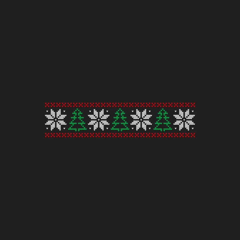Motif de Noël avec sapins et flocons Homme Débardeur