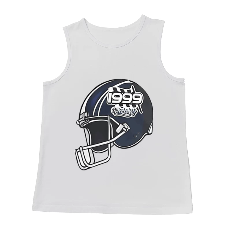 Amerikanischer Fußballhelm 1999 Sieg Herren Tanktops