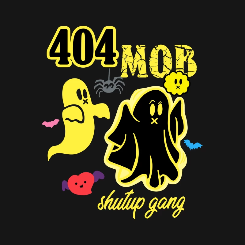404 Mob Geisterdesign Herren T-Shirt