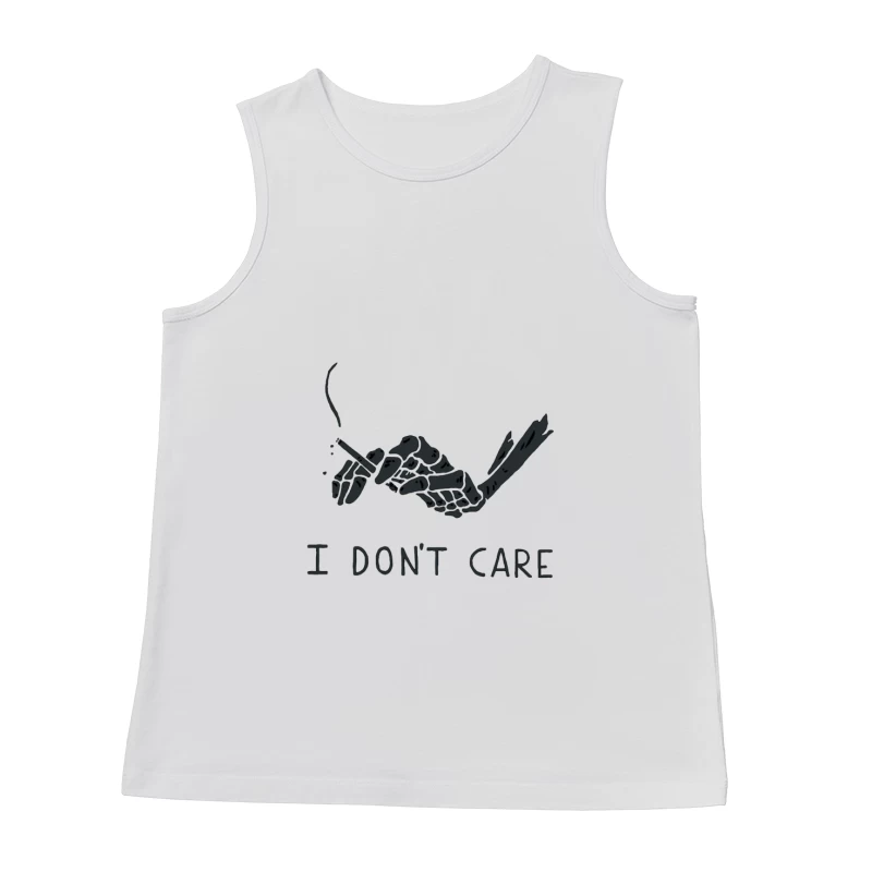 Skeleton Hand with Cigarette and Indifference Male Tank Top