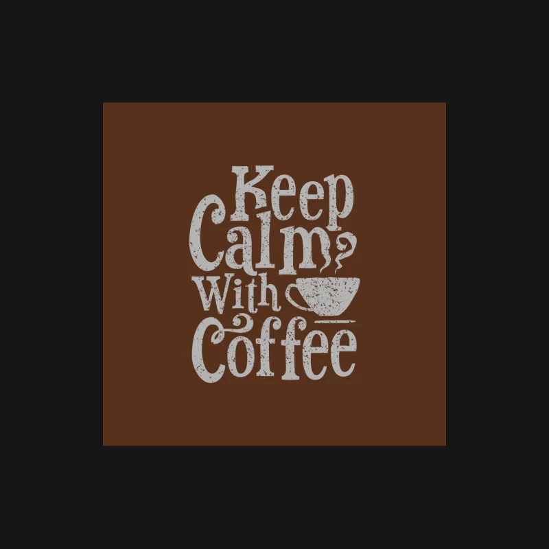 Gardez votre calme avec du café Homme Manches Longues T-Shirt