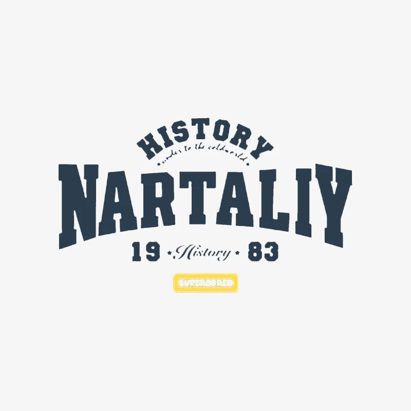 Vintage Nartaliy Design von 1983 Herren Pullover Sweatshirt