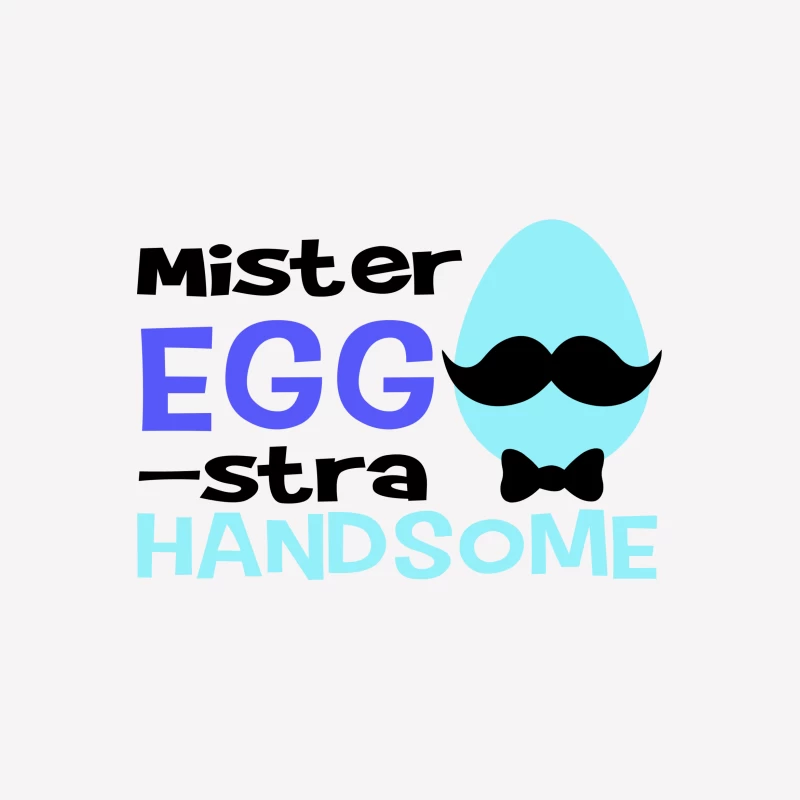 Œuf élégant avec moustache Femme T-Shirt
