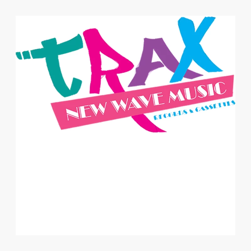 TRAX New Wave Music Pin