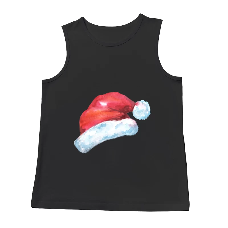 Chapeau de Noël en aquarelle Homme Débardeur