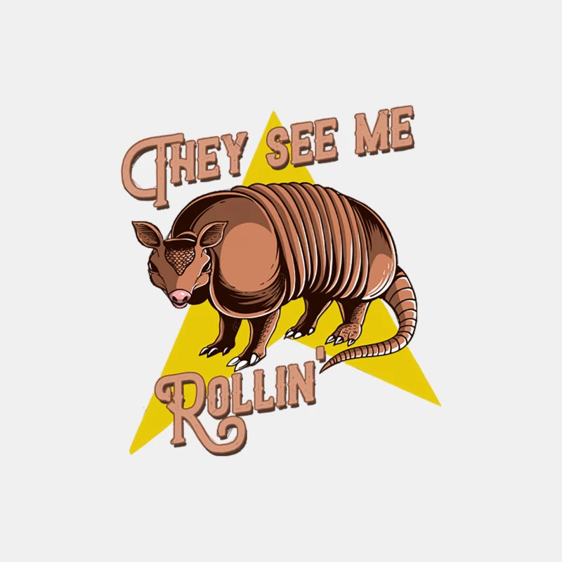 They see me Rollin_ - Armadillo Male Tank Top