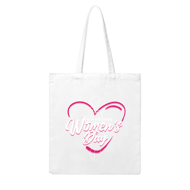 Elegant International Women's Day Design Cotton Tote Bag