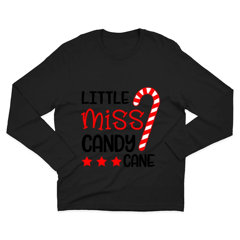 Petite Miss Sucre d'Orge avec Étoiles Homme Manches Longues T-Shirt