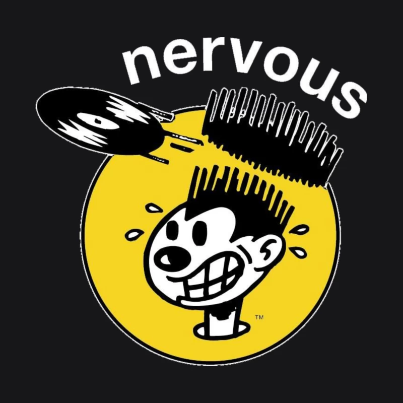 THE NERVOUS RECORDS Male Pullover Hoodie