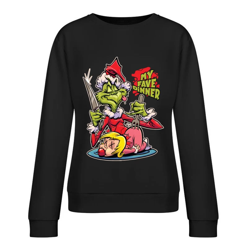 graphic design Female Pullover Sweatshirt