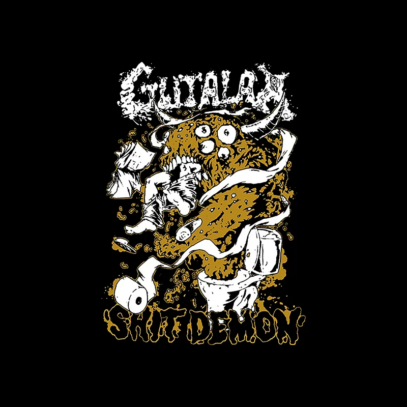 Gutalax Shitdemon Throw Pillow