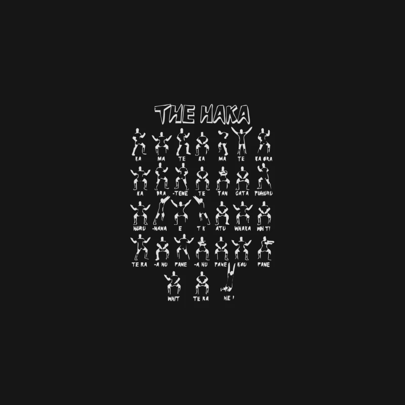 The Haka New Zealand All Blacks - Mens Funny Rugby Desk Mat