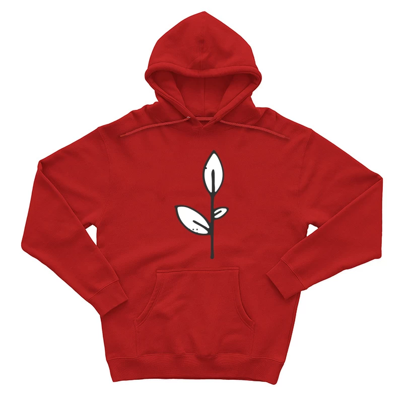 Illustration de plante minimaliste Homme Sweat à capuche