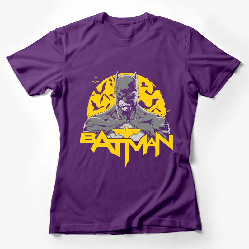 Batman Logo with Silhouette Female T-Shirt