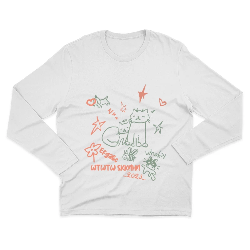  Herren Langarm T-Shirt