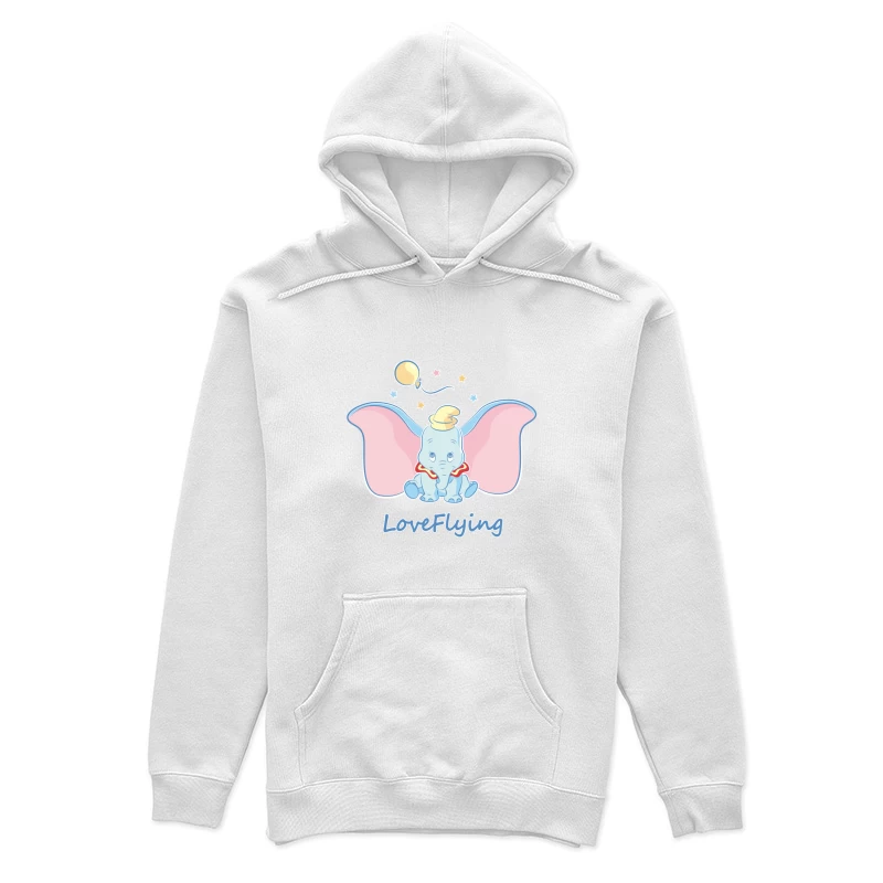 Fliegender Elefant mit Ballon Damen Pullover Hoodie