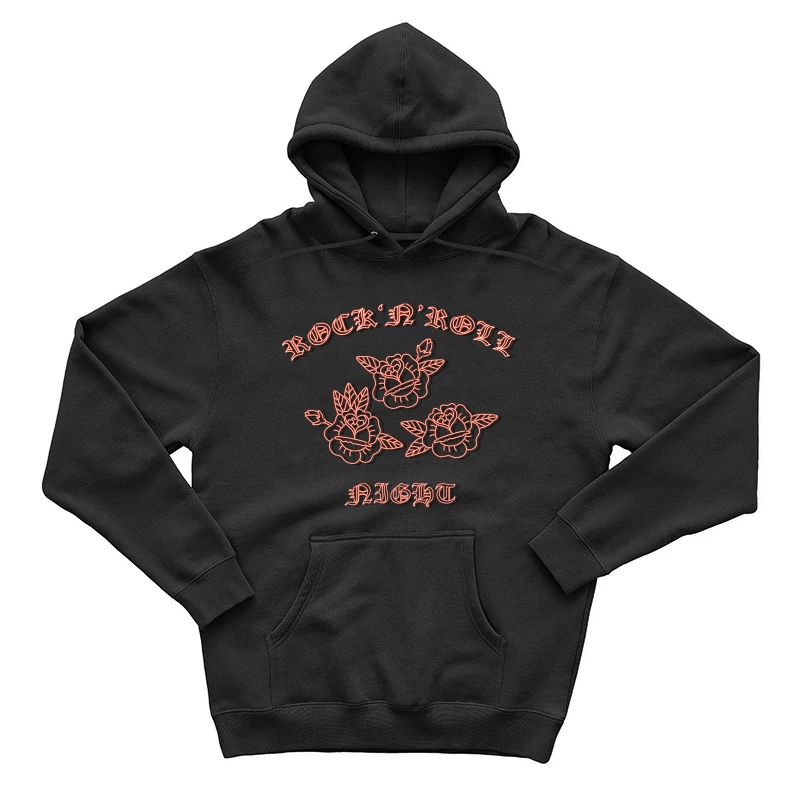Nuit Rock'n'Roll avec Roses Homme Sweat à capuche