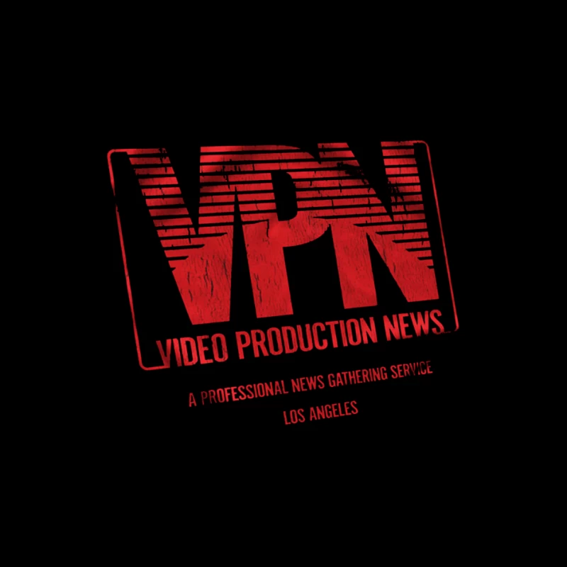 VPN Video Production News Logo Pin