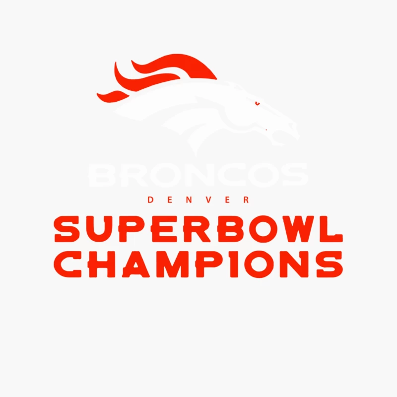 Denver Broncos Super Bowl Champions Logo Cotton Tote Bag