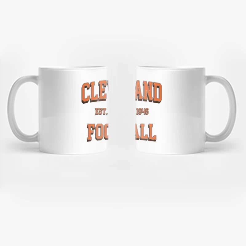 Cleveland Browns NFL Football Team Vintage Logo Est. 1946 Coffee Mug