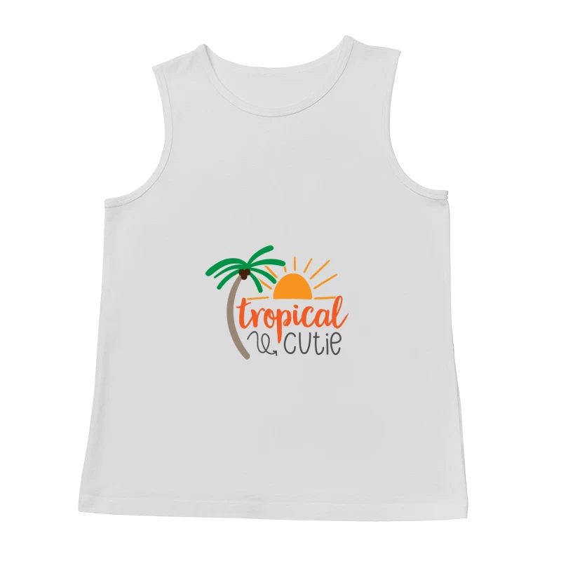 Thème tropical ensoleillé Homme Débardeur