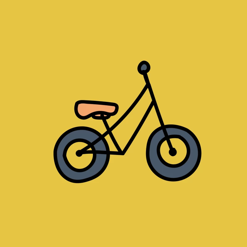 Illustration de vélo minimaliste Femme T-Shirt