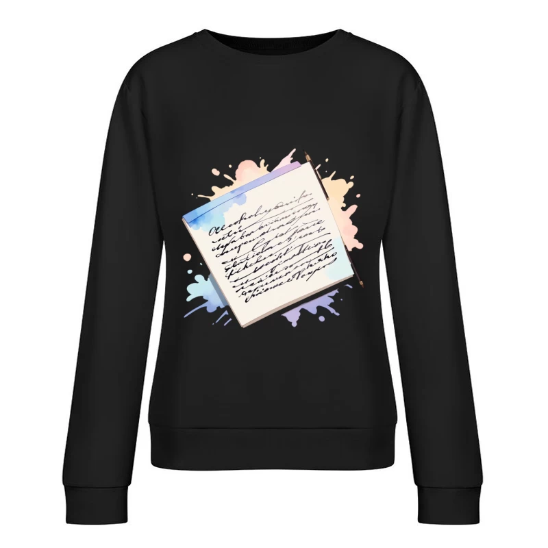 Letter destiny Female Pullover Sweatshirt