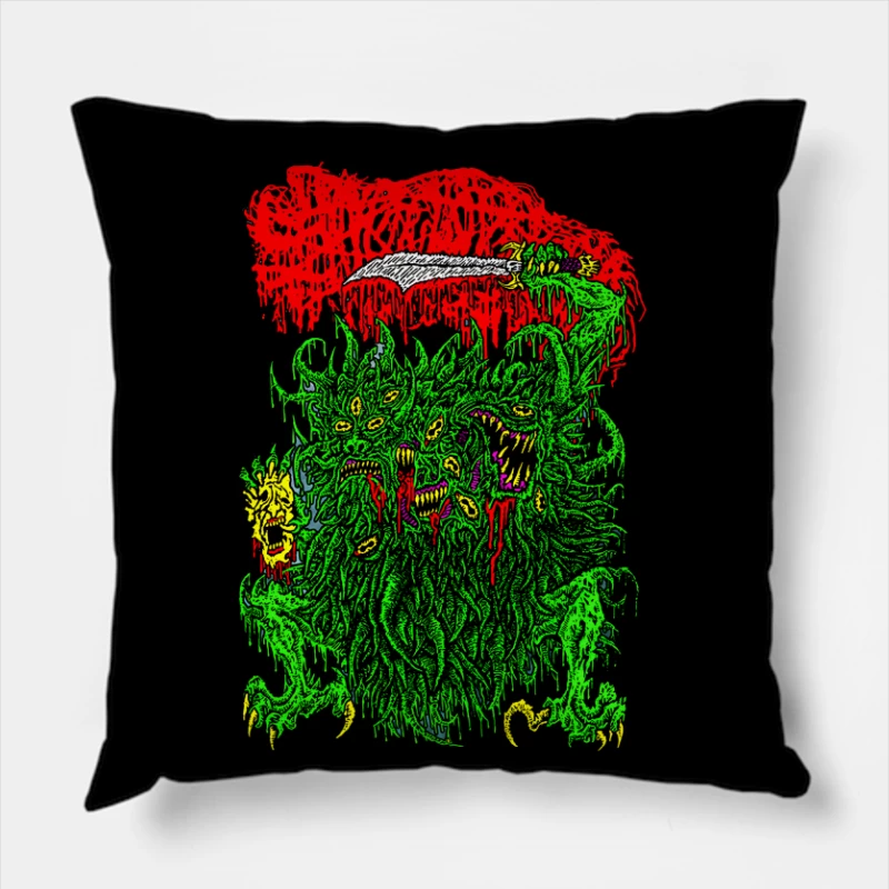 Sanguisugabogg Monster Throw Pillow