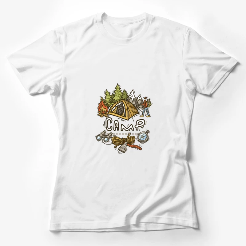 Camping-Abenteuer im Freien Damen T-Shirt