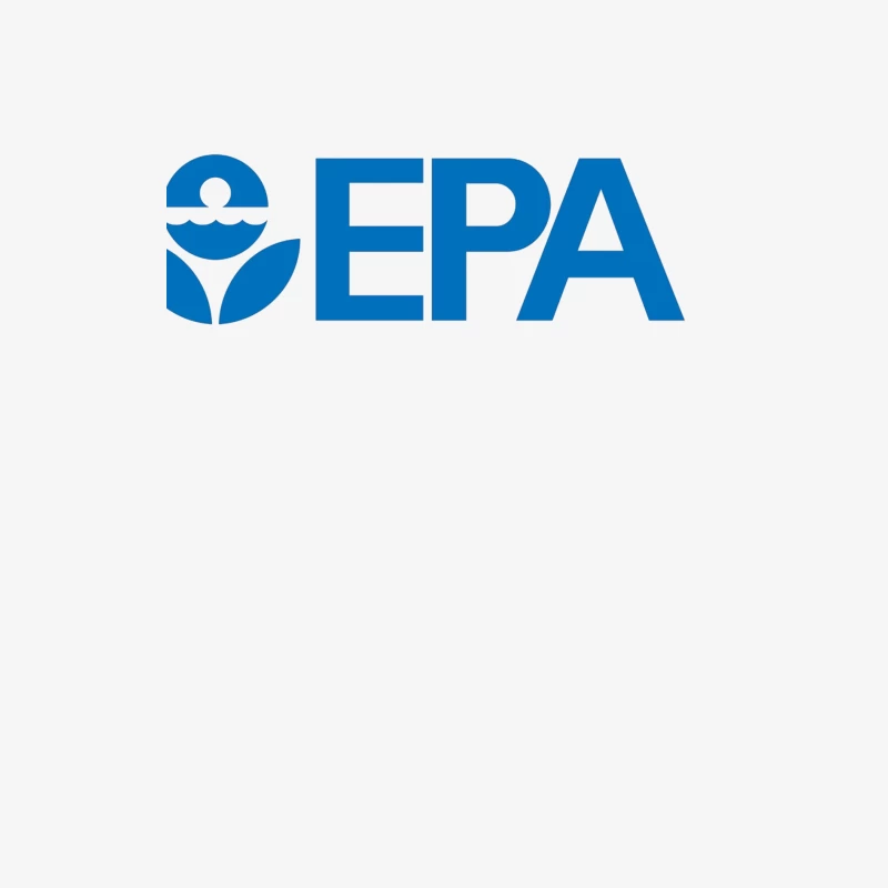 Environmental Protection Agency (EPA) Official Blue Logo Design Male Long Sleeve T-Shirt