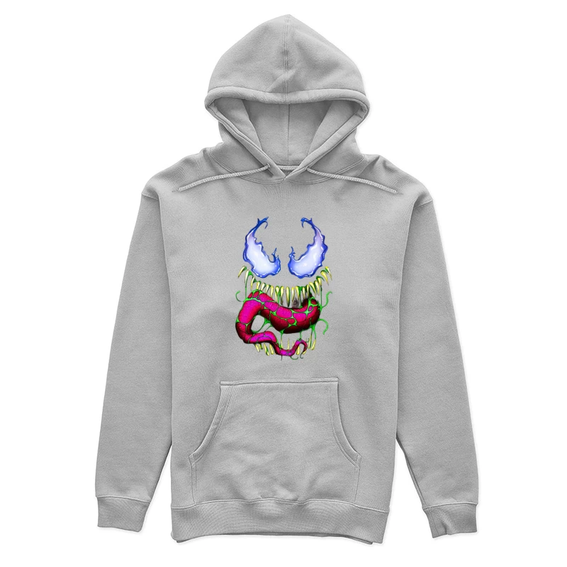 Vibrant Comic Monster Art Female Pullover Hoodie
