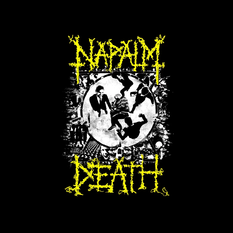 Napalm Death Utilitarian Throw Pillow