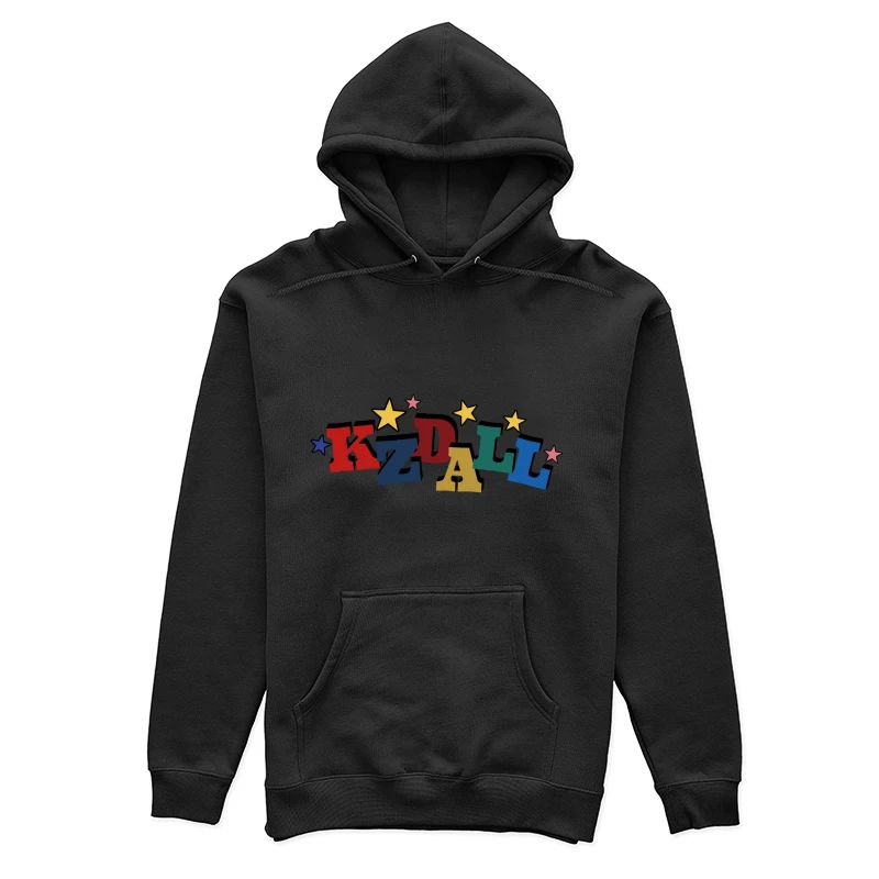 Bunter KZDAL-Text mit Sternen Damen Pullover Hoodie