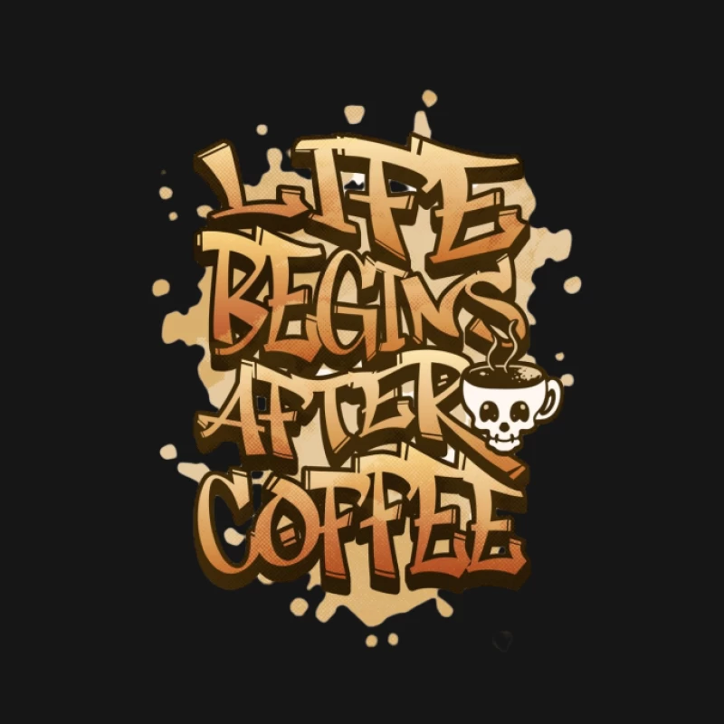 La vie commence après le café Homme T-Shirt