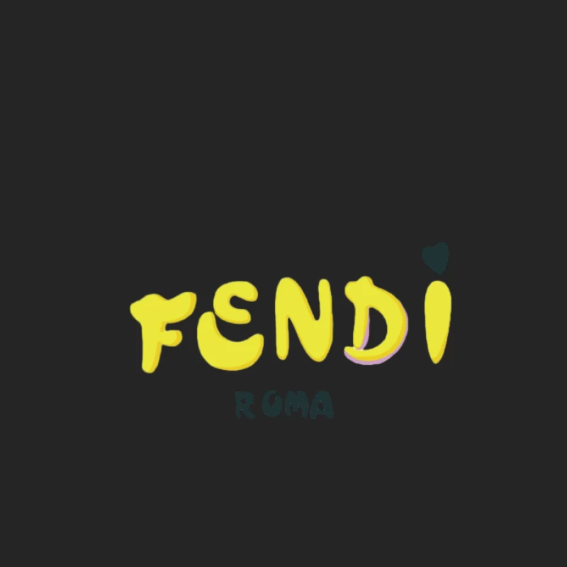 Logo Fendi avec design de cœur Femme Sweat-shirt à enfiler