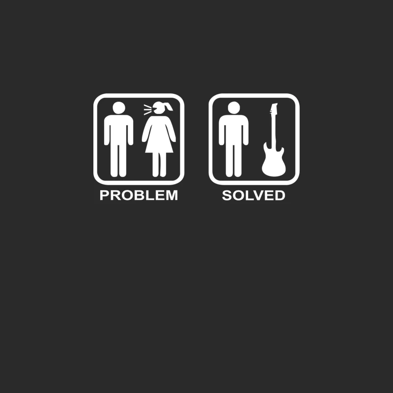 Problem Solved Guitar Baseball Cap