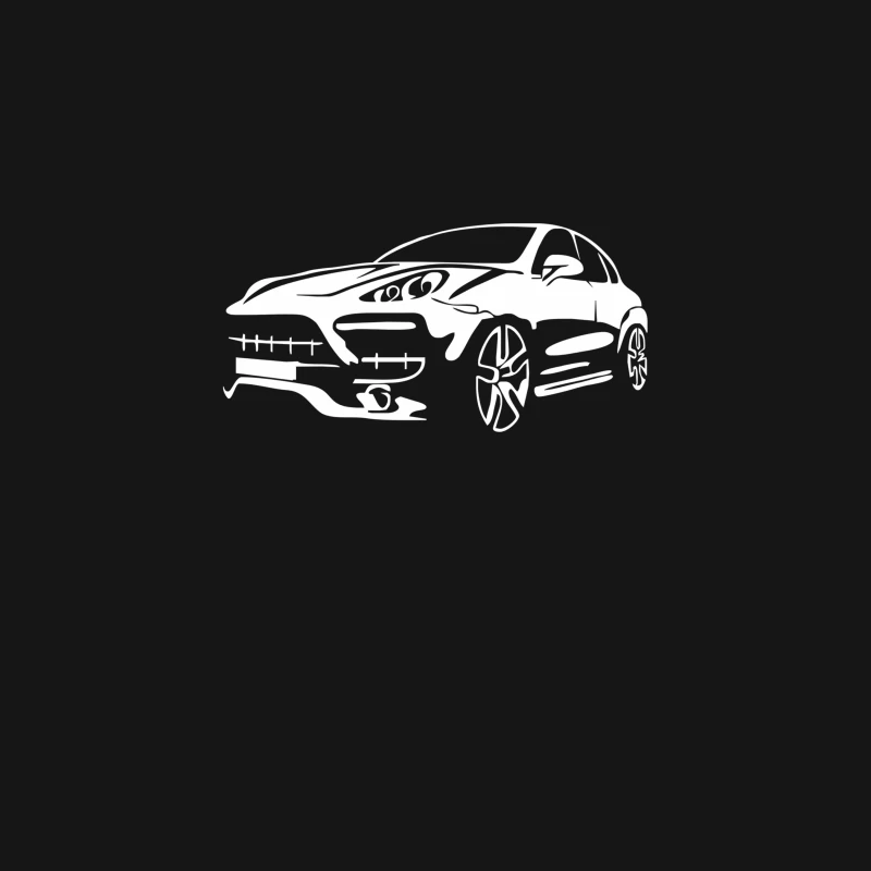Porsche Cayenne 955 Tuning Car SUV Facelift 4x4 Turbo Desk Mat