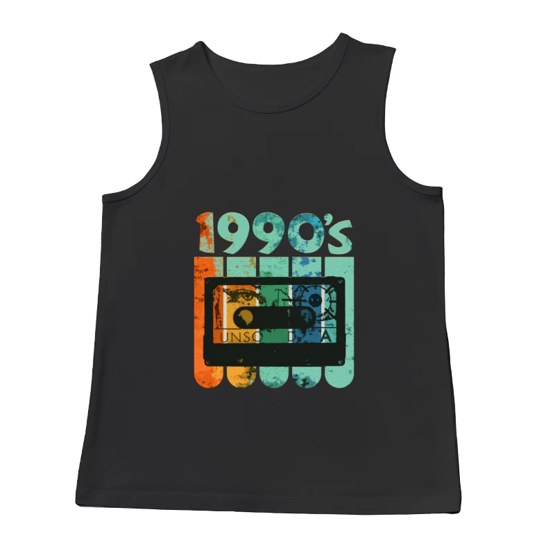 Retro 1990er Jahre Kassetten-Design Herren Tanktops