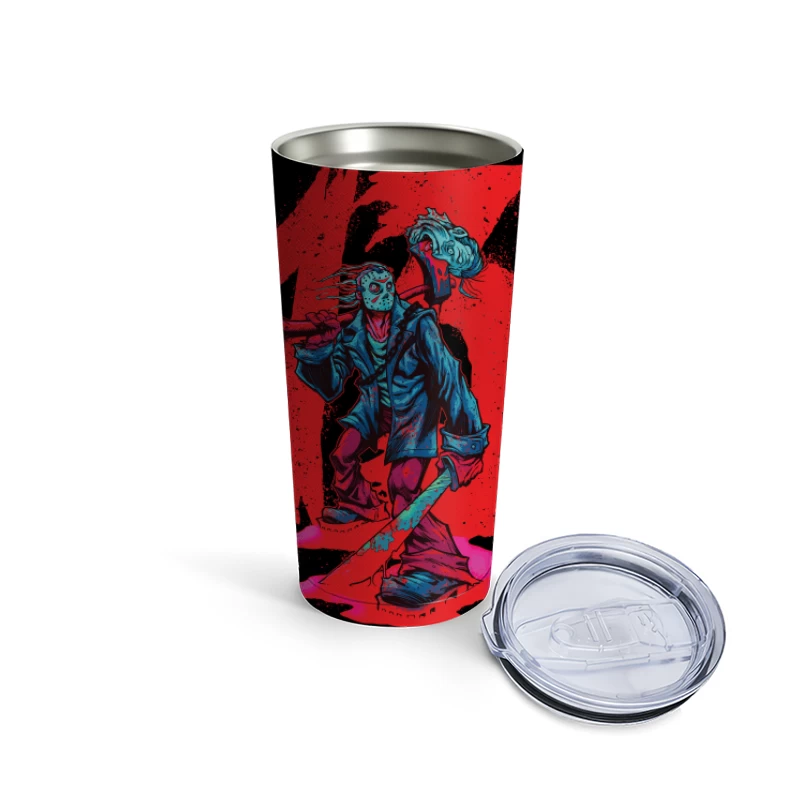 Horror Character Illustration Travel Mug