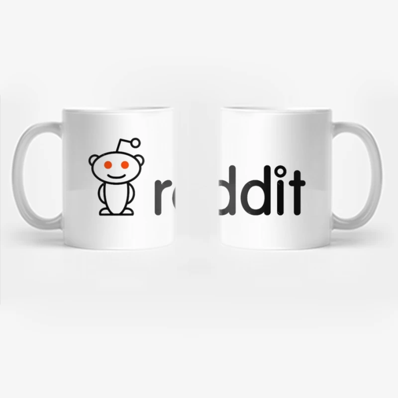 Reddit Logo with Snoo Mascot Coffee Mug