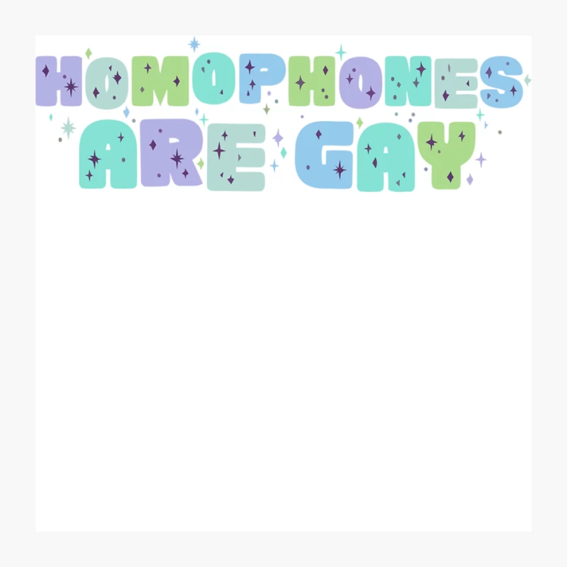 Retro Pastel Typography: Hormones Are Okay Pin