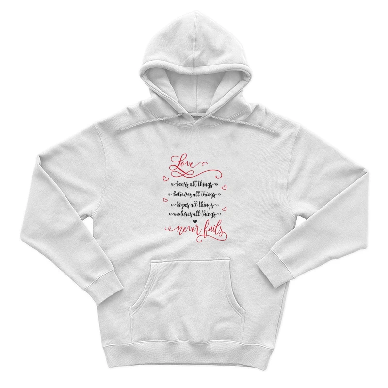 Amour éternel en design romantique Homme Sweat à capuche