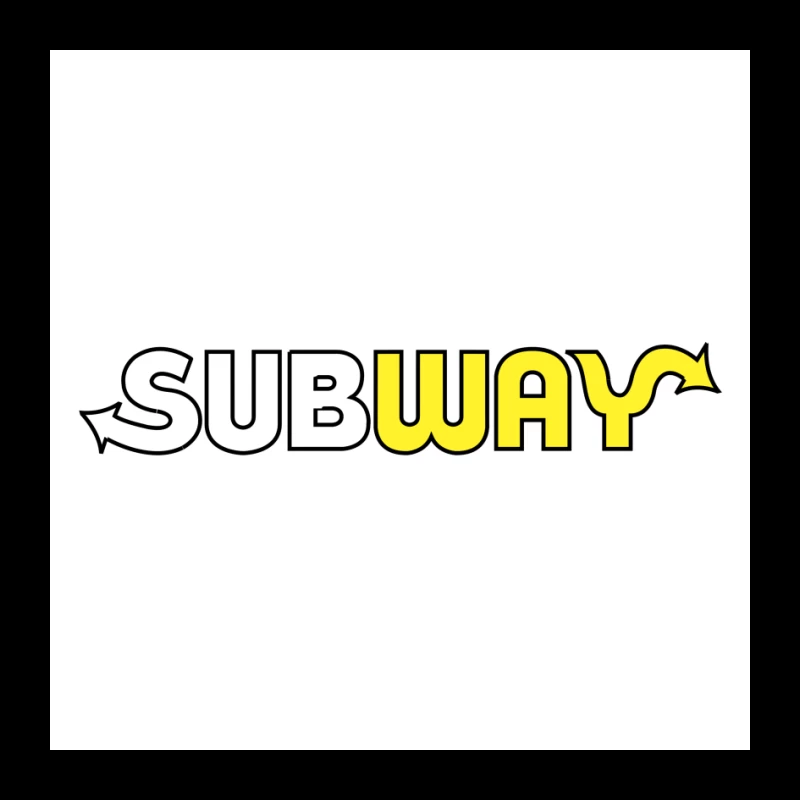 Subway Restaurant Chain Logo Design Pin