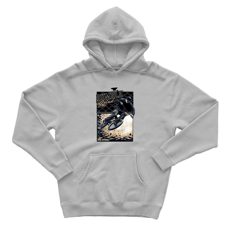 Rumble Yard BMX Action Sports Apparel Illustration Male Pullover Hoodie