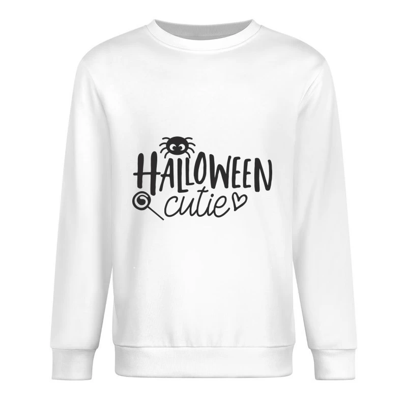 Design Halloween mignon avec une araignée Homme Sweat-shirt à enfiler