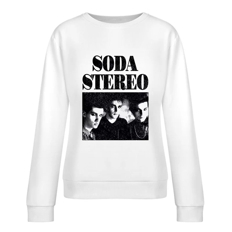 Soda Stereo Band Retro Female Pullover Sweatshirt