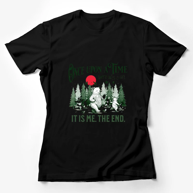 Ein Märchen mit Bären und Wäldern Damen T-Shirt