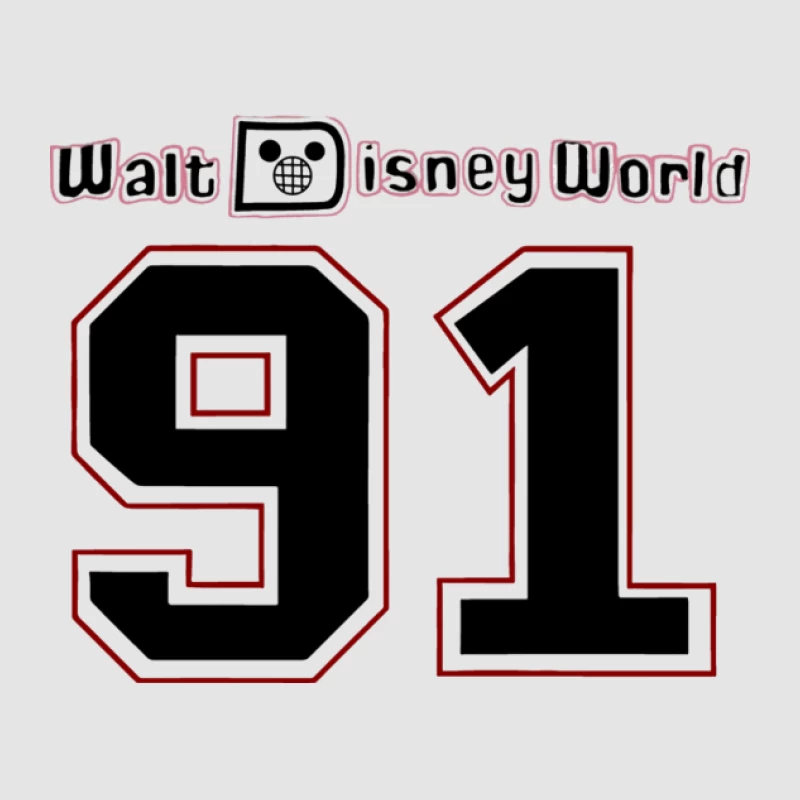 Walt Disney World 91 Design Damen Pullover Hoodie