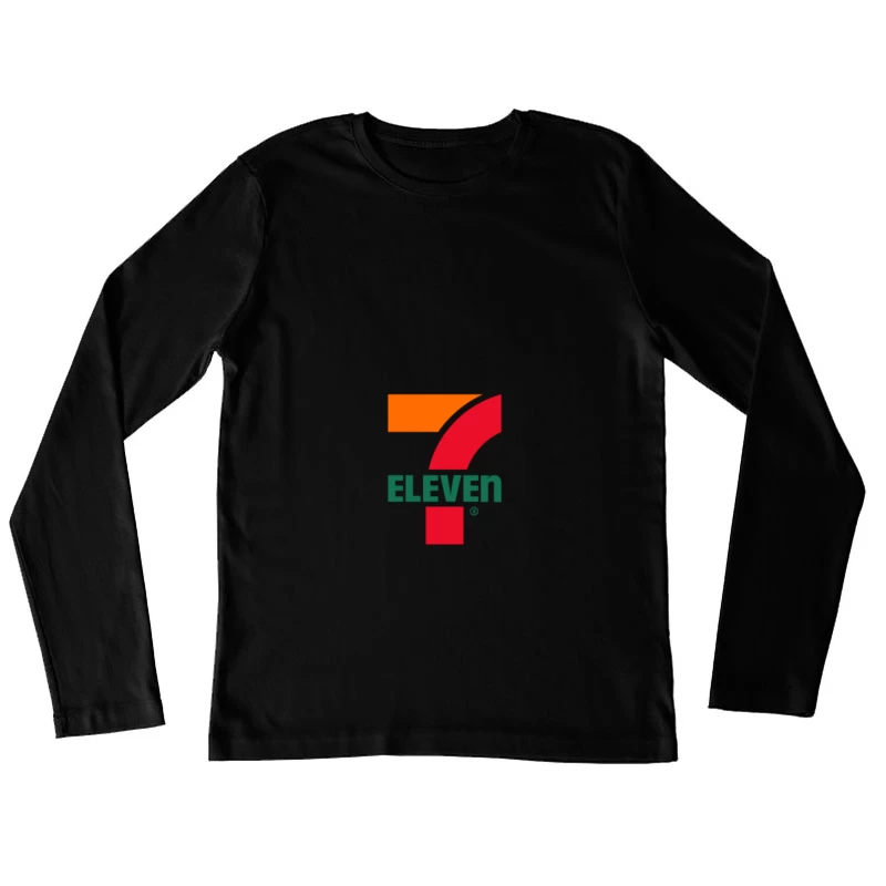 7-Eleven Convenience Store Chain Logo Design Female Long Sleeve T-Shirt